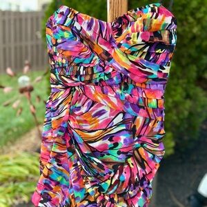 Fitted Jodi Kristopher Strapless Party Winter Formal Evening Homecoming Dress